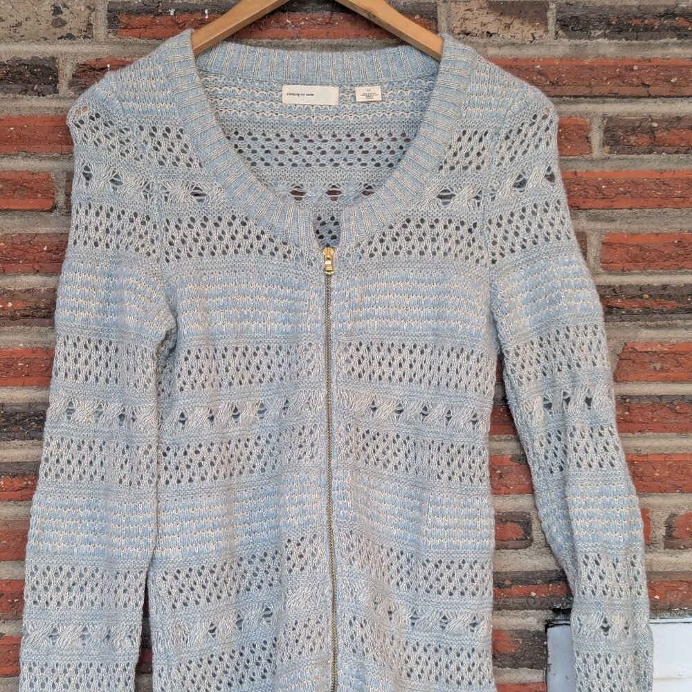 Anthropologie Sleeping on Snow Pixie Dust cardigan